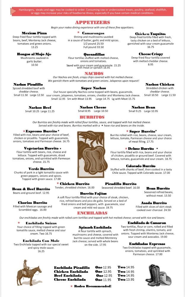 El Rodeo Menu image 4